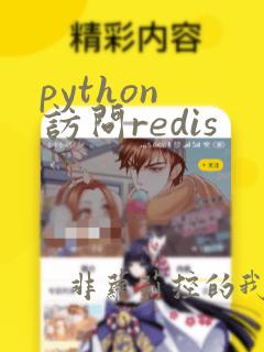 python 访问redis