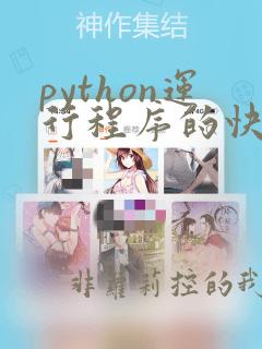 python运行程序的快捷键