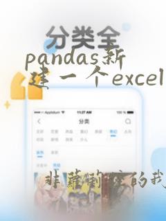 pandas新建一个excel并存入数据