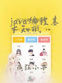 java编程基本知识