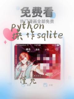 python 操作sqlite