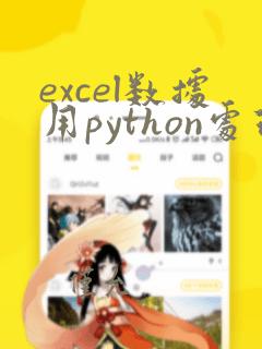 excel数据用python处理