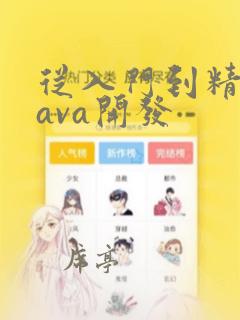 从入门到精通java开发