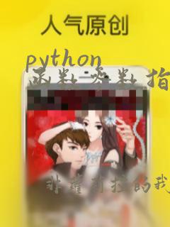 python 函数参数指定类型