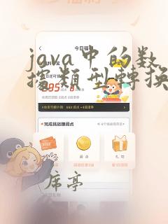 java中的数据类型转换