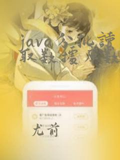 java分批读取数据库数据