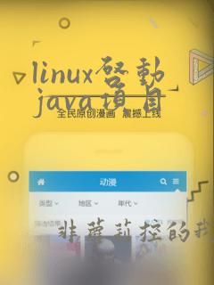 linux启动java项目