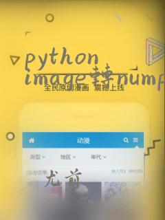 python image转numpy