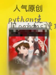 python使用pandas读取csv文件