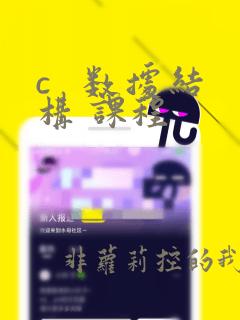 c   数据结构 课程