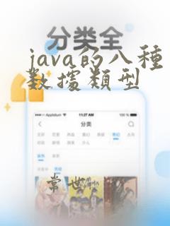 java的八种数据类型