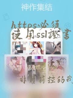 https必须使用ssl证书吗