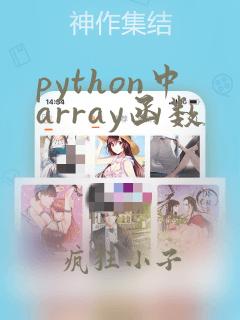 python中array函数