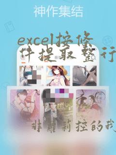 excel按条件提取整行数据vba