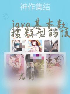 java基本数据类型的值