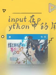 input在python中的用法举例