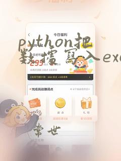 python把数据写入excel