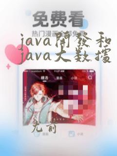 java开发和java大数据有什么区别