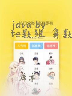 java byte数组 负数