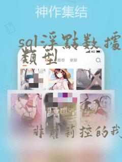sql浮点数据类型