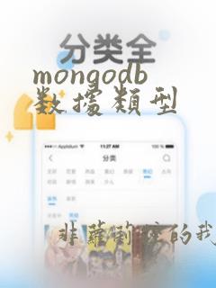 mongodb数据类型