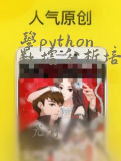 学python数据分析培训