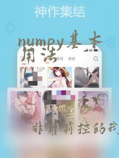 numpy基本用法