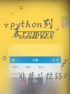 python列表remove