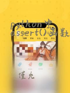 python中assert()函数