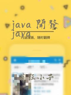 java 开发java