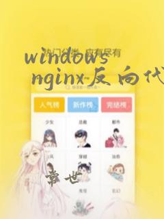 windows nginx反向代理https
