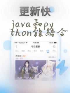 java和python能结合开发吗