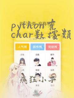python有char数据类型吗