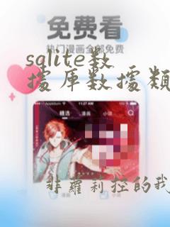 sqlite数据库数据类型