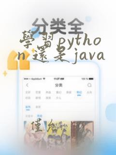 学习python 还是java