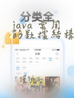 java 常用的数据结构