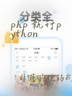 php 执行python