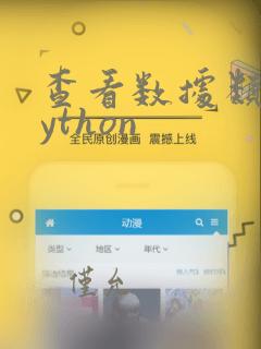 查看数据类型python