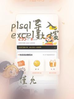 plsql导入excel数据