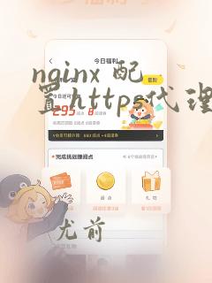 nginx 配置https代理