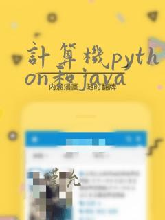 计算机python和java