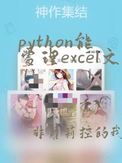 python能处理excel文件吗