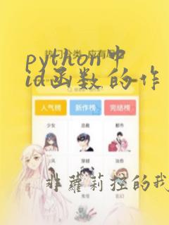 python中id函数的作用
