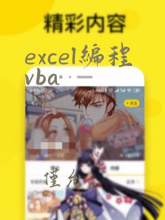 excel编程vba