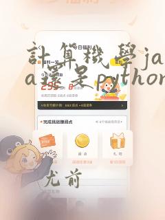 计算机学java还是python