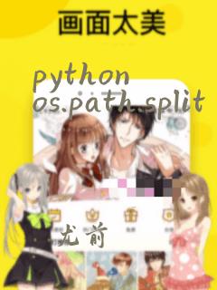 python os.path.split