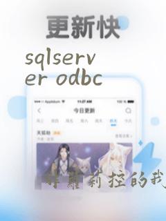 sqlserver odbc