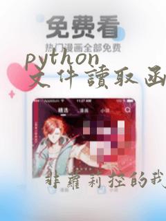 python 文件读取函数
