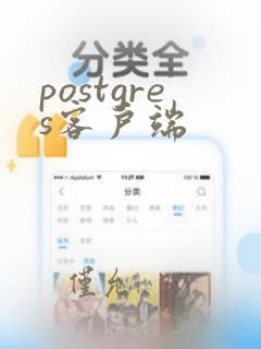 postgres客户端