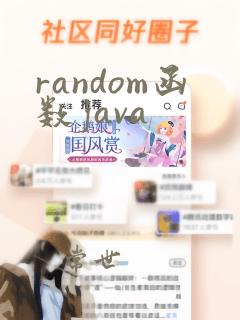 random函数java